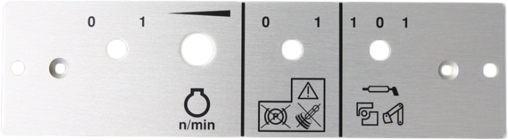 Eloxierte Aluminiumschilder