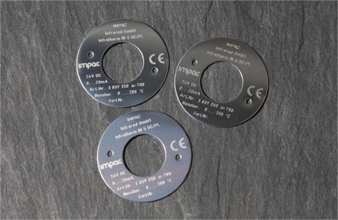 Produkt teaser hintergrund metallschilder